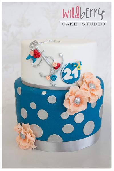 Nautical Cake - Cake by Wildberry Cake Studio