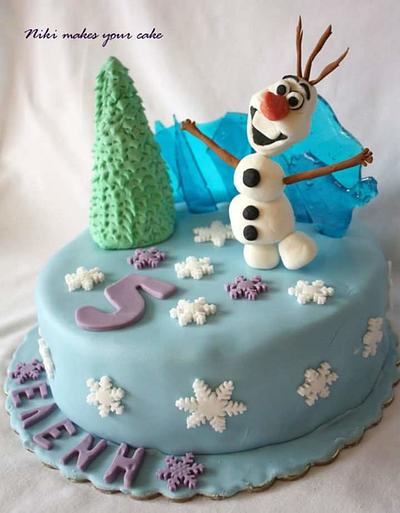 Frozen cake - Cake by Niki  (Niki makes your cake)