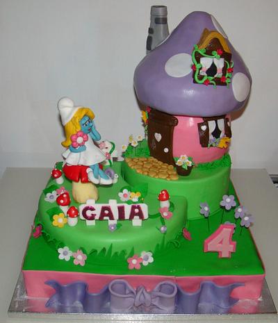 Puffetta cake smurfs - Cake by Le Torte di Mary