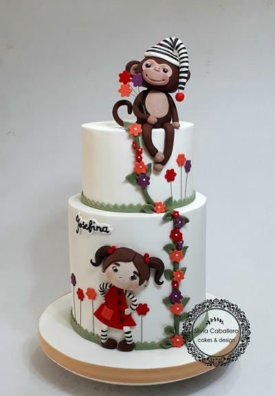 A monkey for Josefina - Cake by Silvia Caballero