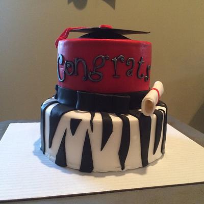 Congrats class of 2015 - Cake by Jenscakes15