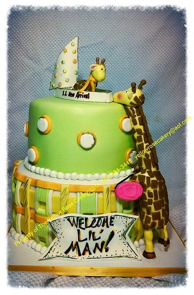 Mommy Giraffe Love 2 - Cake by The Yellow Rose Cakery, LLC