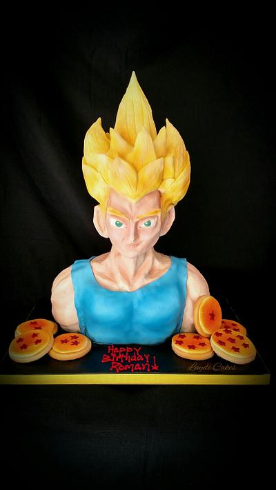 Super Saiyan Vegeta  - Cake by Brittani Diehl