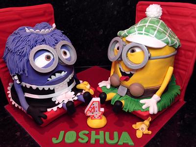 Minions for Josh's 4th birthday - Cake by vanillasugar