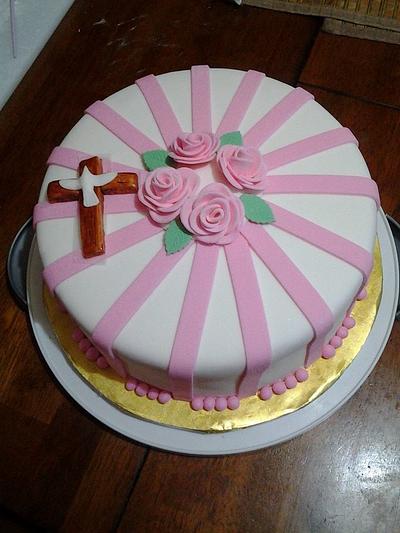 Baptism Cake - Cake by Luga Cakes