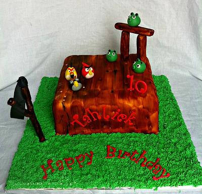 Angry Birthday - Cake by Tasha