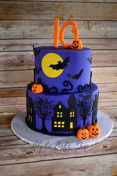 Halloween Birthday Cake  - Cake by GlykaBakeShop