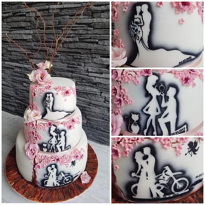 Wedding cake - Cake by Janka Vaňková 