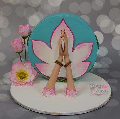 Namaste - Welcome Gesture - Cake by D Sugar Artistry - cake art with Shabana