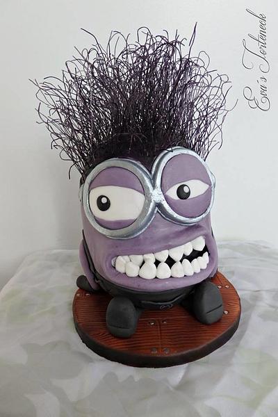 purple Minion - Cake by Eva Moises