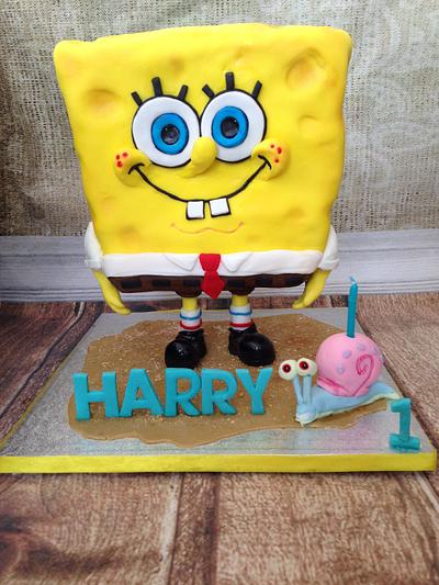 SpongeBob square pants cake - Cake by silversparkle