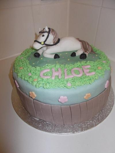 Horse Themed Cake - Cake by Stacey
