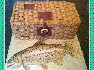trout cake  - Cake by christine