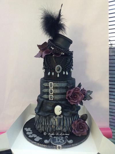 Steampunk 18th Birthday - Cake by Sweet Lakes Cakes