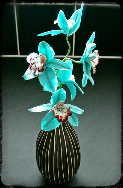 Orchid sugarflowers - Cake by Vanessa 