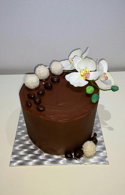 Orchid Cake - Cake by prunee
