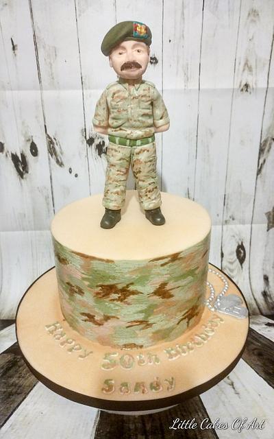 Soldier soldier - Cake by Little Cakes Of Art