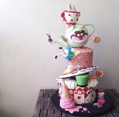 Alice in Wonderland  - Cake by Pretty Special Cakes