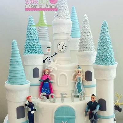 Frozen cake - Cake by Little Box Cakes by Angie