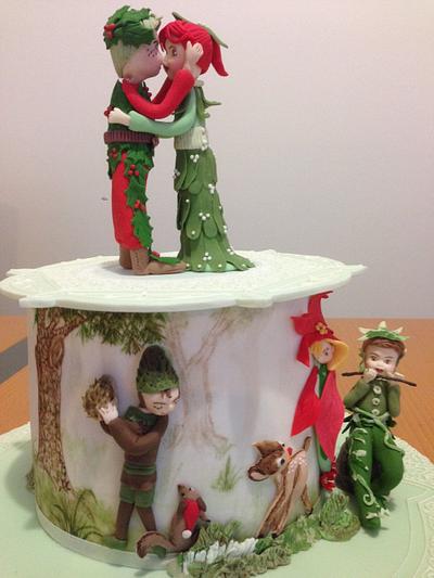 Woodland Christmas Cake - Cake by Hong Guan