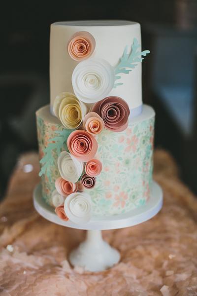 Spring Wafer Paper Cake - Cake by TLC