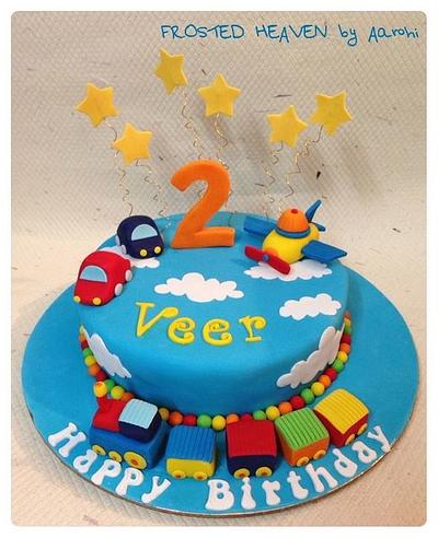 Toy cars & planes - Cake by aarohi misra