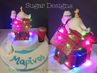 Snoopy Cake - Cake by Sugar Designs