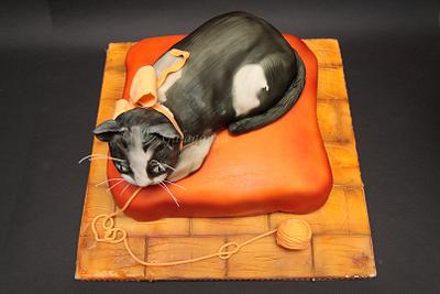 Cat - Cake by Galagonya