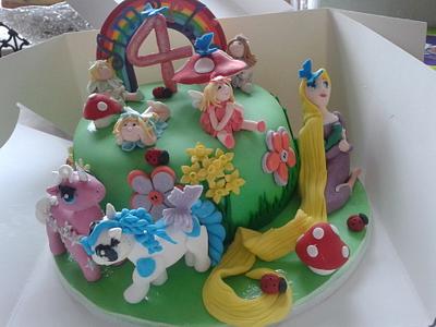 fairy, rapunzel, my little pony - Cake by Love it cakes