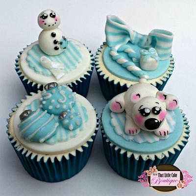 Polar Blue Cupcake Collection - Cake by Jerri