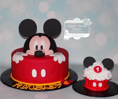 Mickey Mouse 1st Bday - Cake by Sugar Sweet Cakes