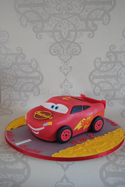 Cars Lightning Mc Queen 3D Cake - Cake by Torteneleganz