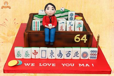 Mahjong Cake - Cake by The Sweetery - by Diana