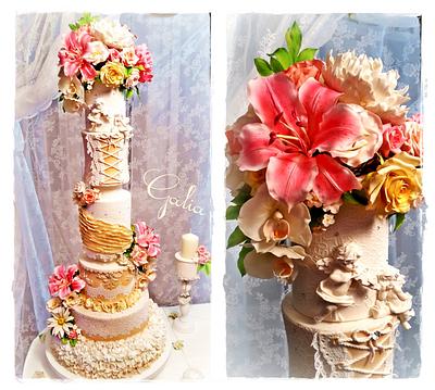 A large wedding cake :-) - Cake by Galya's Art 