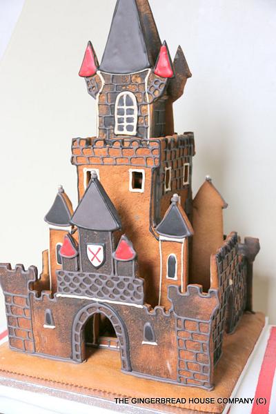 Gingerbread Castle - Cake by Sayitwithginger