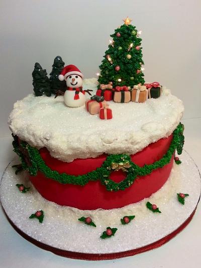 Lighted Christmas Tree Cake - Cake by Rosi 