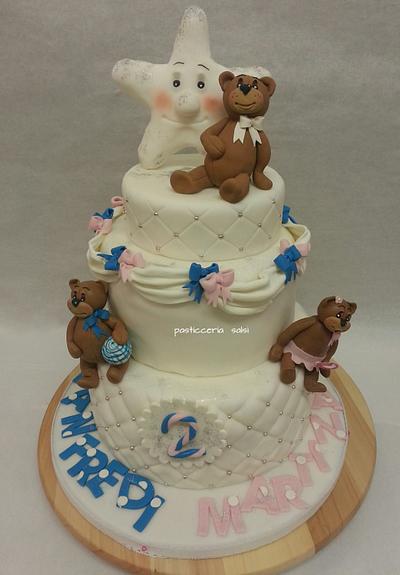 Teddy  cake - Cake by barbara Saliprandi
