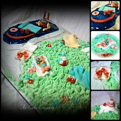 pool party - Cake by Lori Arpey