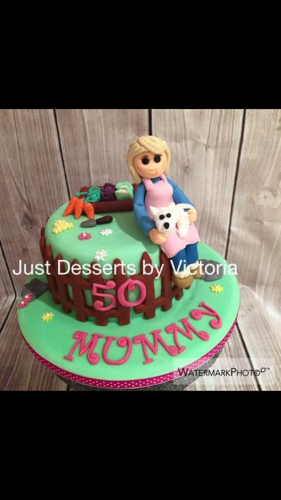 Gardening theme cake  - Cake by justdesserts26