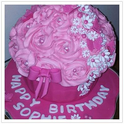 pink creation...last minute cake - Cake by Maggie