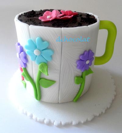 Flower cake - Cake by Dchocolat