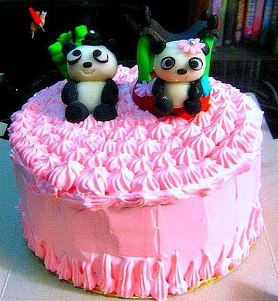 my panda bear cake - Cake by susana reyes
