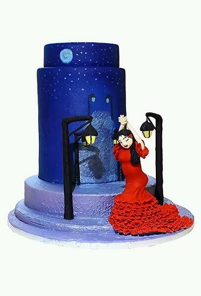 Flamenco dancer - Cake by Irina-Adriana