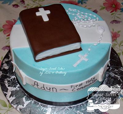 1st Communion ~ Bible - Cake by Sugar Sweet Cakes