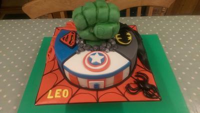 Superhero cake - Cake by Shell at Spotty Cake Tin