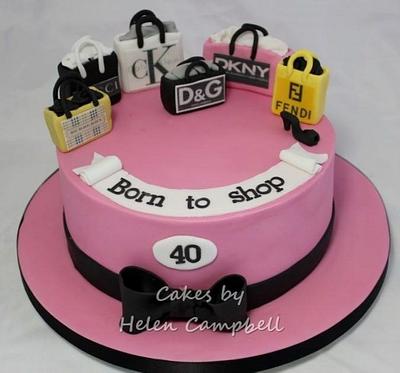 Born to Shop - Cake by Helen Campbell