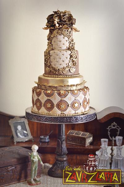 Vintage Wedding Cake - Cake by Nasa Mala Zavrzlama