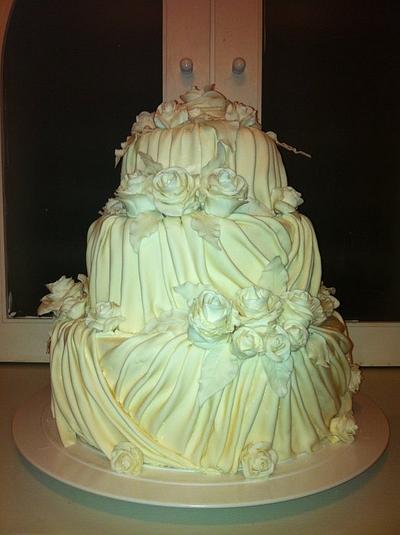 Draped with Roses - Cake by Lady D