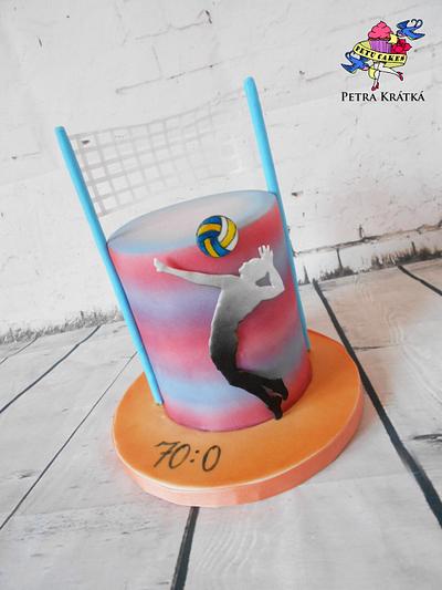 Volleyball - Cake by Petra Krátká (Petu Cakes)