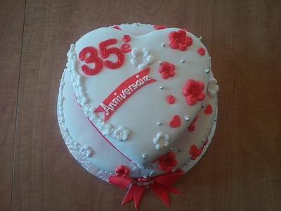 anniversary cake  - Cake by Landy's CAKES